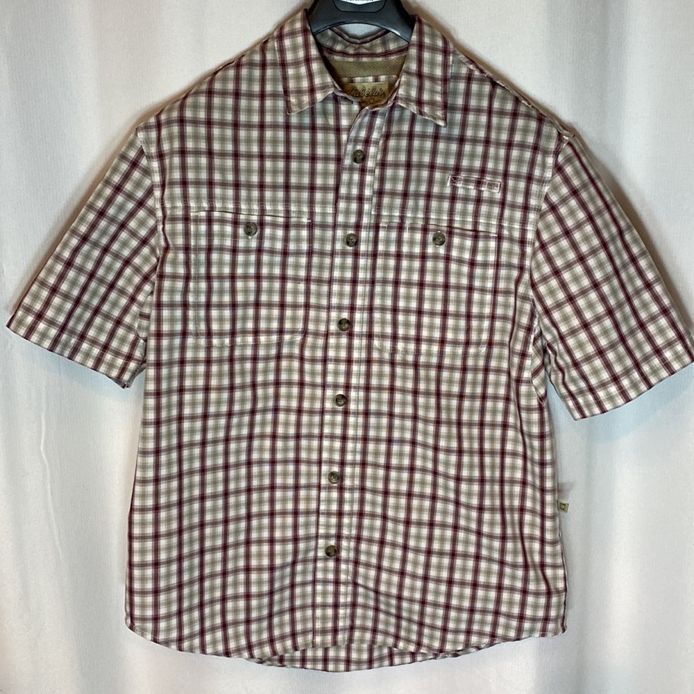 CABELA’S COOLMAX Mens Medium Button Up Plaid Shirt